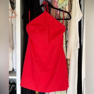 Seven Wonders Red Halter Dress